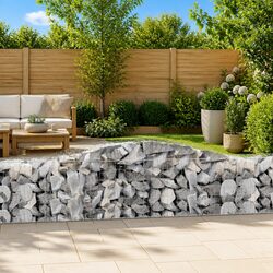 3-Piece Arched Gabion Baskets - Dimensions & Specs Inside