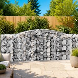 Arched Gabion Baskets Set of 5: Specifications and Features
