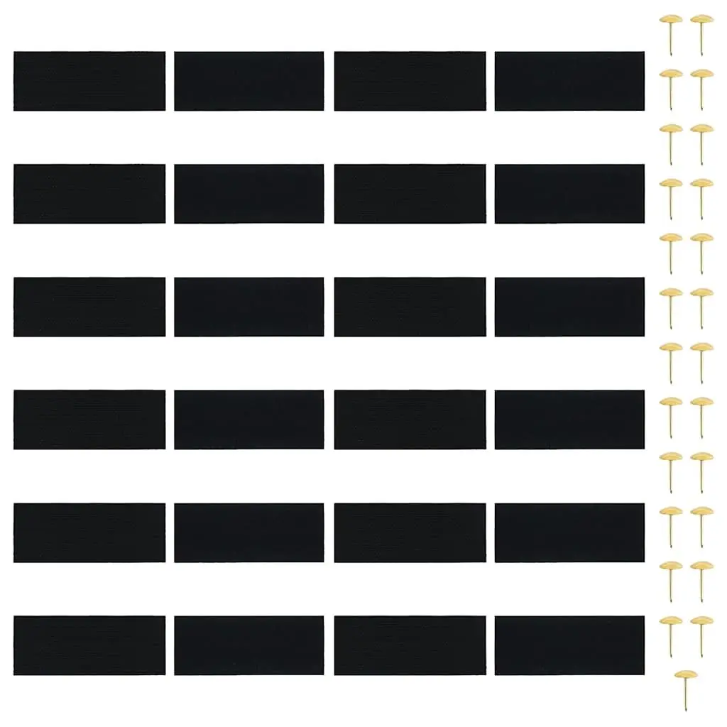 Insect Door Curtains for Home 200x80 cm 2 Piece Black Window Screen