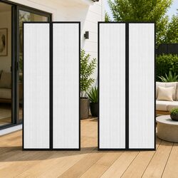 Insect Door Curtains 2 pcs, 220x100 cm Water-Resistant Mesh