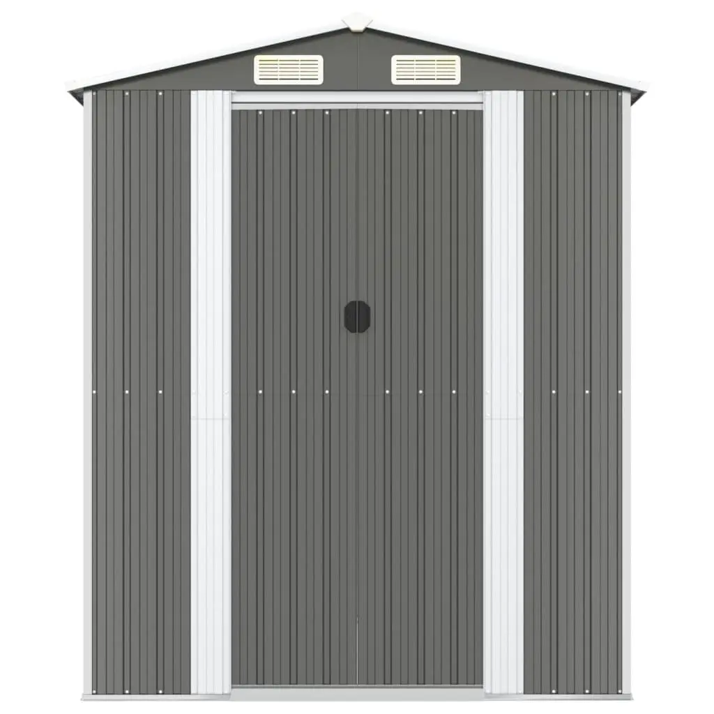 Garden Shed Outdoor Storage Tool House Galvanised Steel 192x523x223 cm