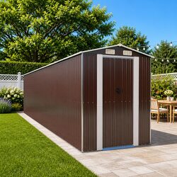 Dimensions and Features of the Galvanised Steel Garden Shed