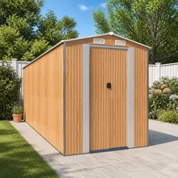 Garden Shed with Dimensions 192 x 523 x 223 cm