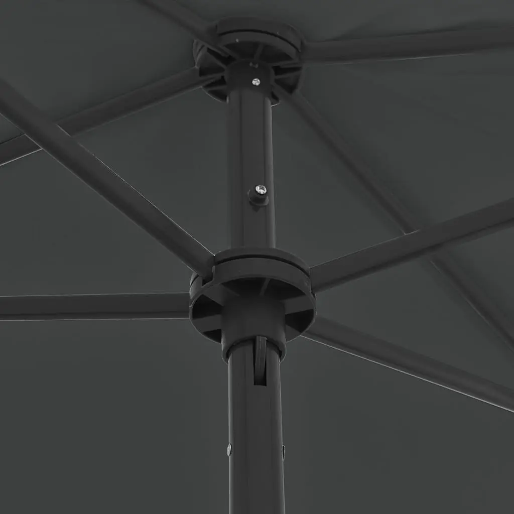Beach Parasol 180x120cm with UV Protection and Tilt Function
