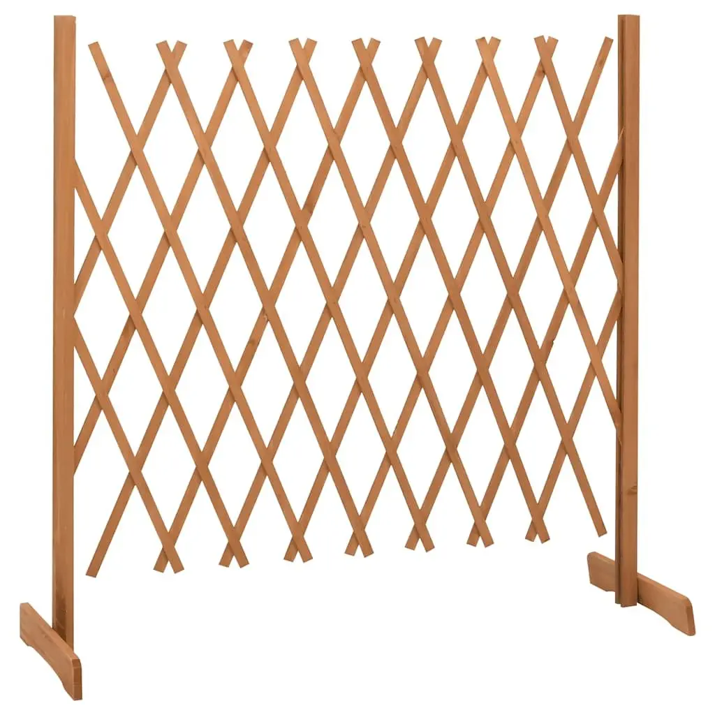 Wooden Garden Trellis Fence Panel Expandable Outdoor Privacy Screen 180cm