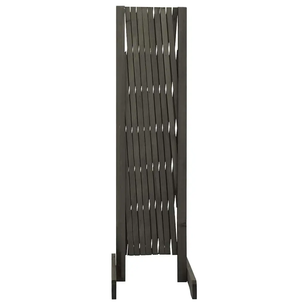 Garden Trellis Fence Panel Outdoor Climbing Plant Support Grey 180x100 cm