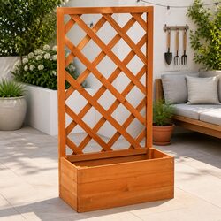 Garden Trellis Planter Specifications: Orange 50x25x90 cm