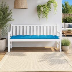 Specifications for Blue Garden Bench Cushion 180x50x7 cm