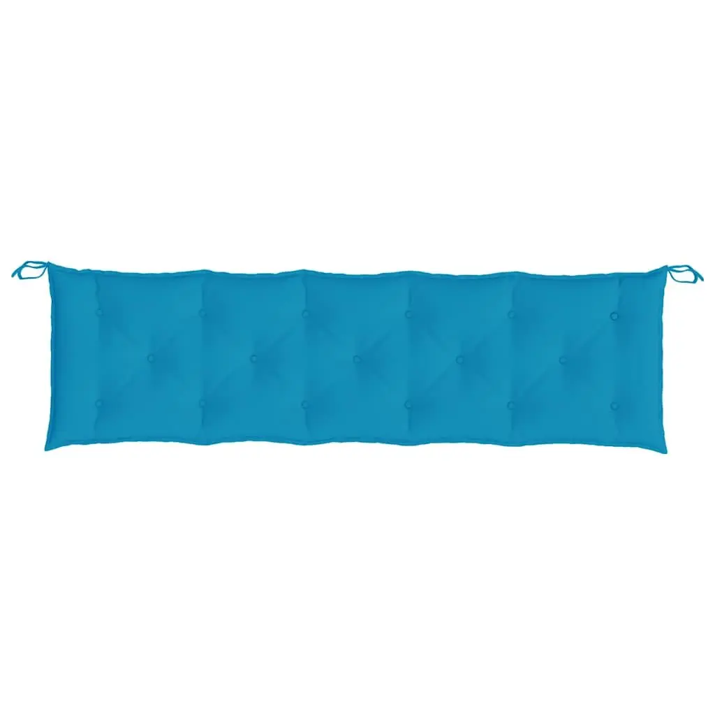 Blue Garden Bench Cushion 180x50x7 cm