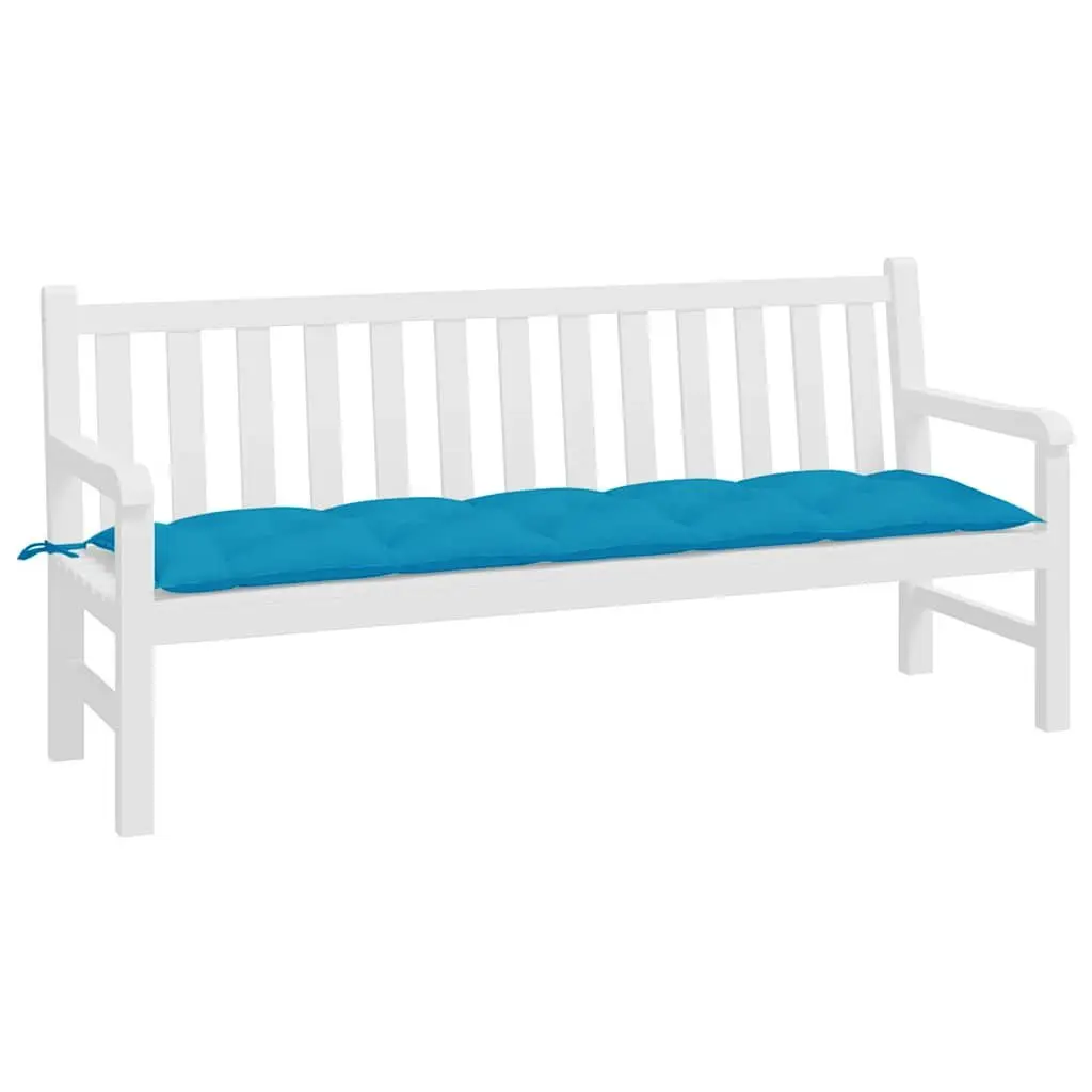 Blue Garden Bench Cushion 180x50x7 cm