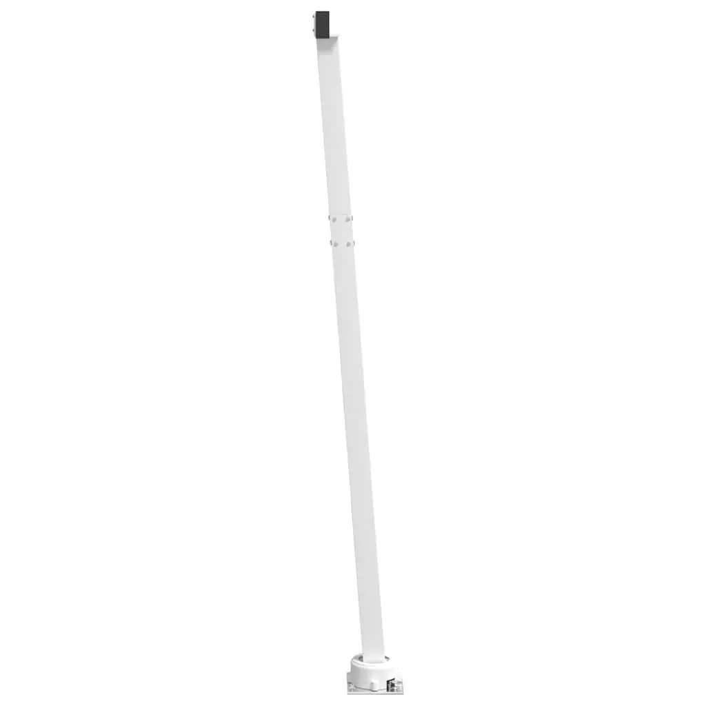 Awning Post Set White Outdoor Shade Support 300x245 cm