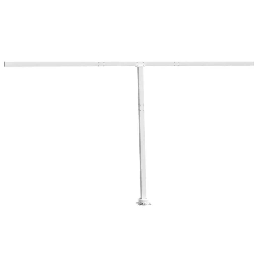 Awning Post Set Outdoor Terrace Balcony Garden 450x245 cm