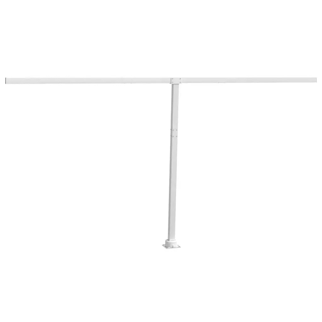 Awning Post Set Outdoor Terrace Balcony Garden 450x245 cm
