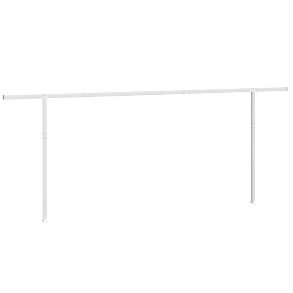 Awning Post Set Outdoor Terrace Balcony Garden 600x245 cm