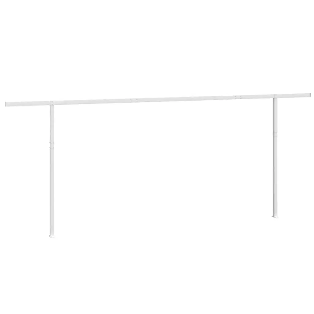 Awning Post Set Outdoor Terrace Balcony Garden 600x245 cm