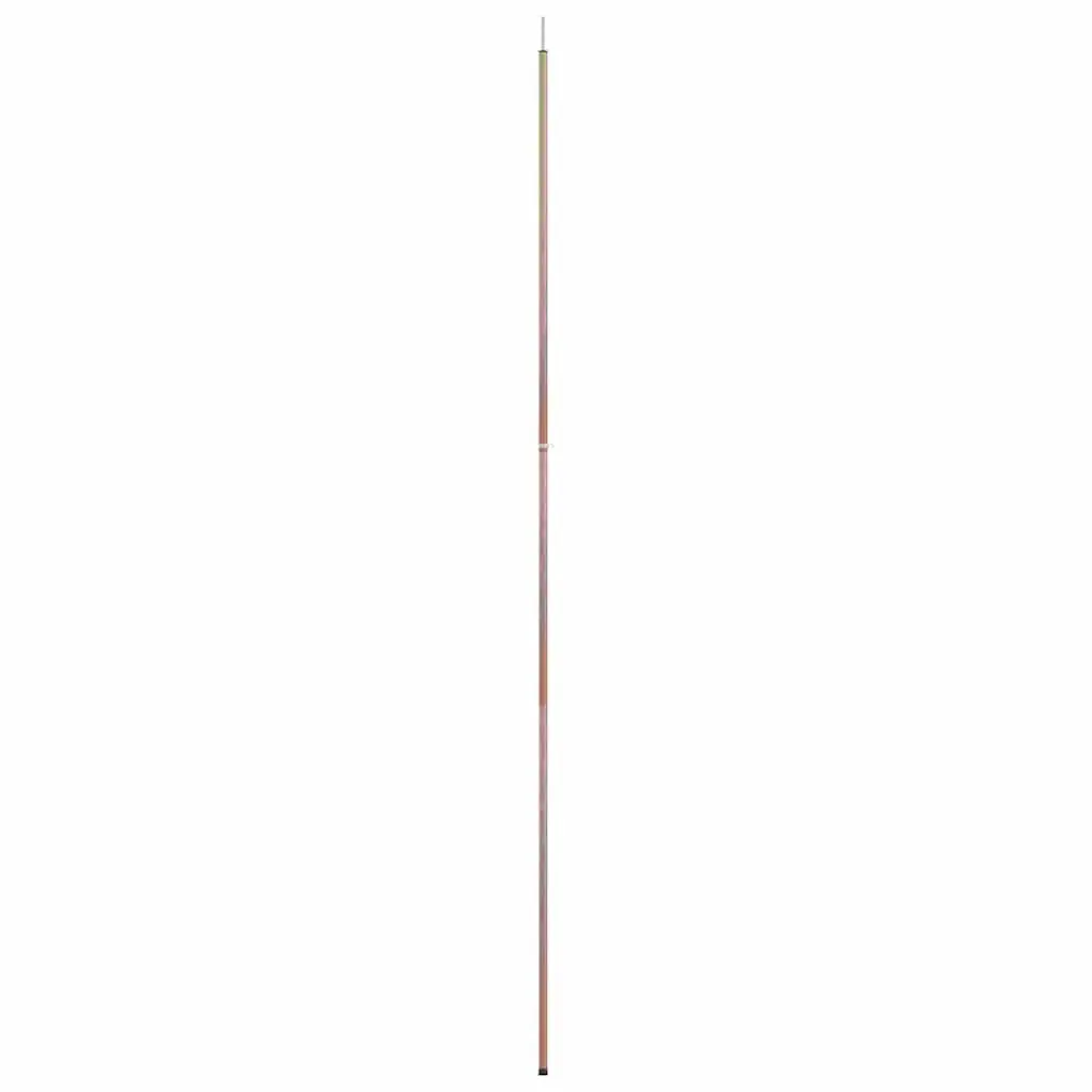 Telescopic Tent Pole Adjustable 170-255cm Galvanised Steel Camping Tarp Awning