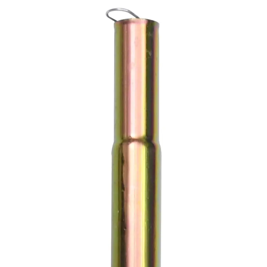 Telescopic Tent Pole Adjustable 170-255cm Galvanised Steel Camping Tarp Awning