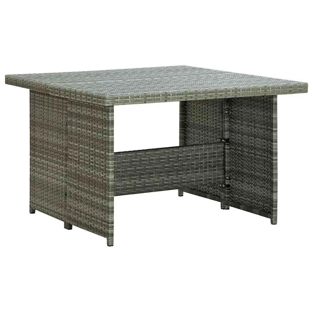 6 Piece Outdoor Lounge Set for Garden Patio with Cushions Corner Sofa Stools Coffee Table