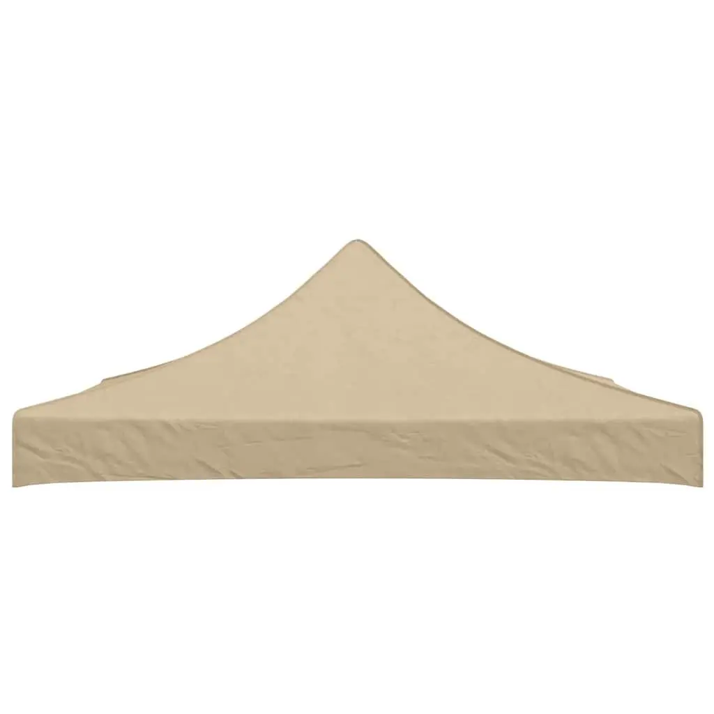 Party Tent Roof 3x3 m Beige Replacement Canopy Top Outdoor Garden Gazebo Cover