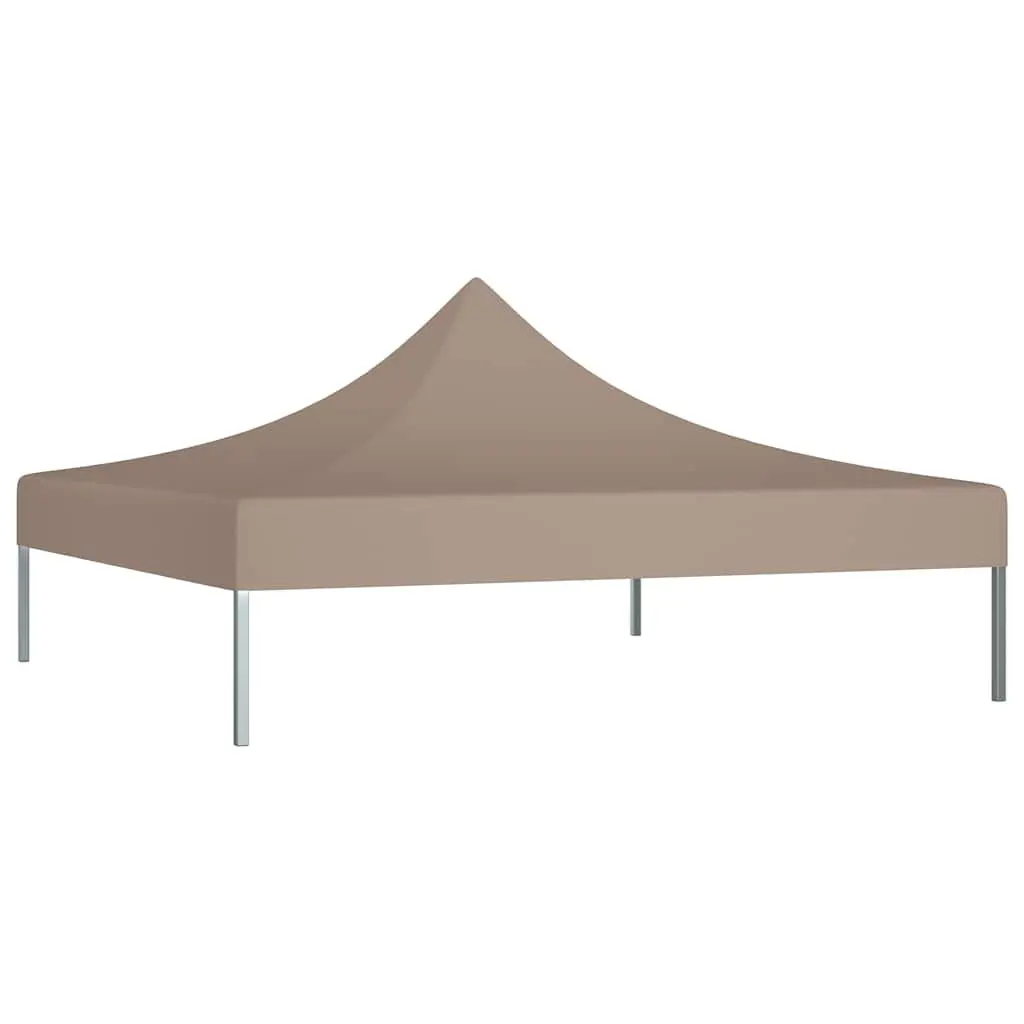 Party Tent Roof Outdoor 3x3 m Taupe Replacement Top Canopy