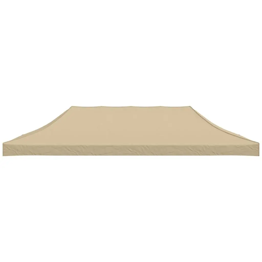 Party Tent Roof 6x3 m Beige Oxford Replacement Canopy Top Cover
