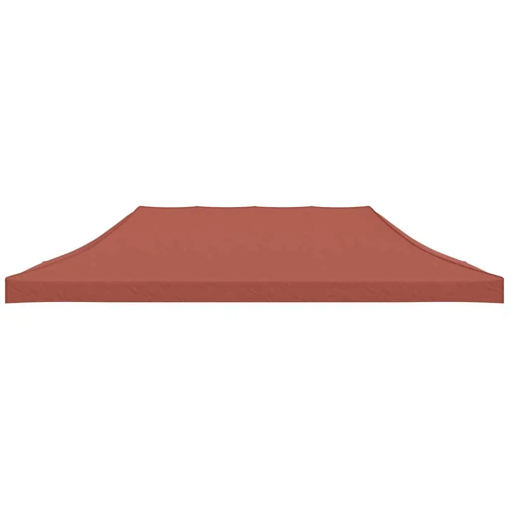 Party Tent Roof 6x3 m Replacement Canopy Top Outdoor Garden Marquee Cover Brown