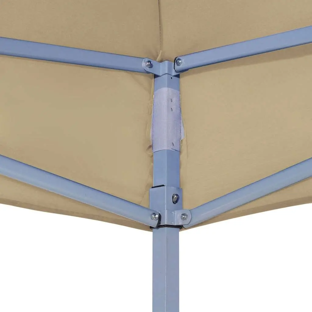 Party Tent Roof Outdoor 2x2m Beige Replacement Canopy Top Cover