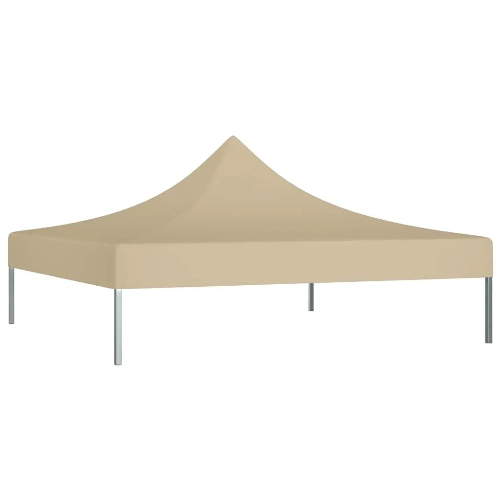 Party Tent Roof Outdoor 2x2m Beige Replacement Canopy Top Cover