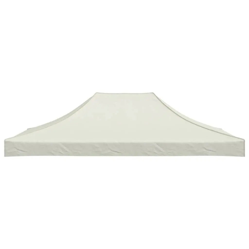 Party Tent Roof Outdoor 4.5x3 m Cream Replacement Canopy Top Cover