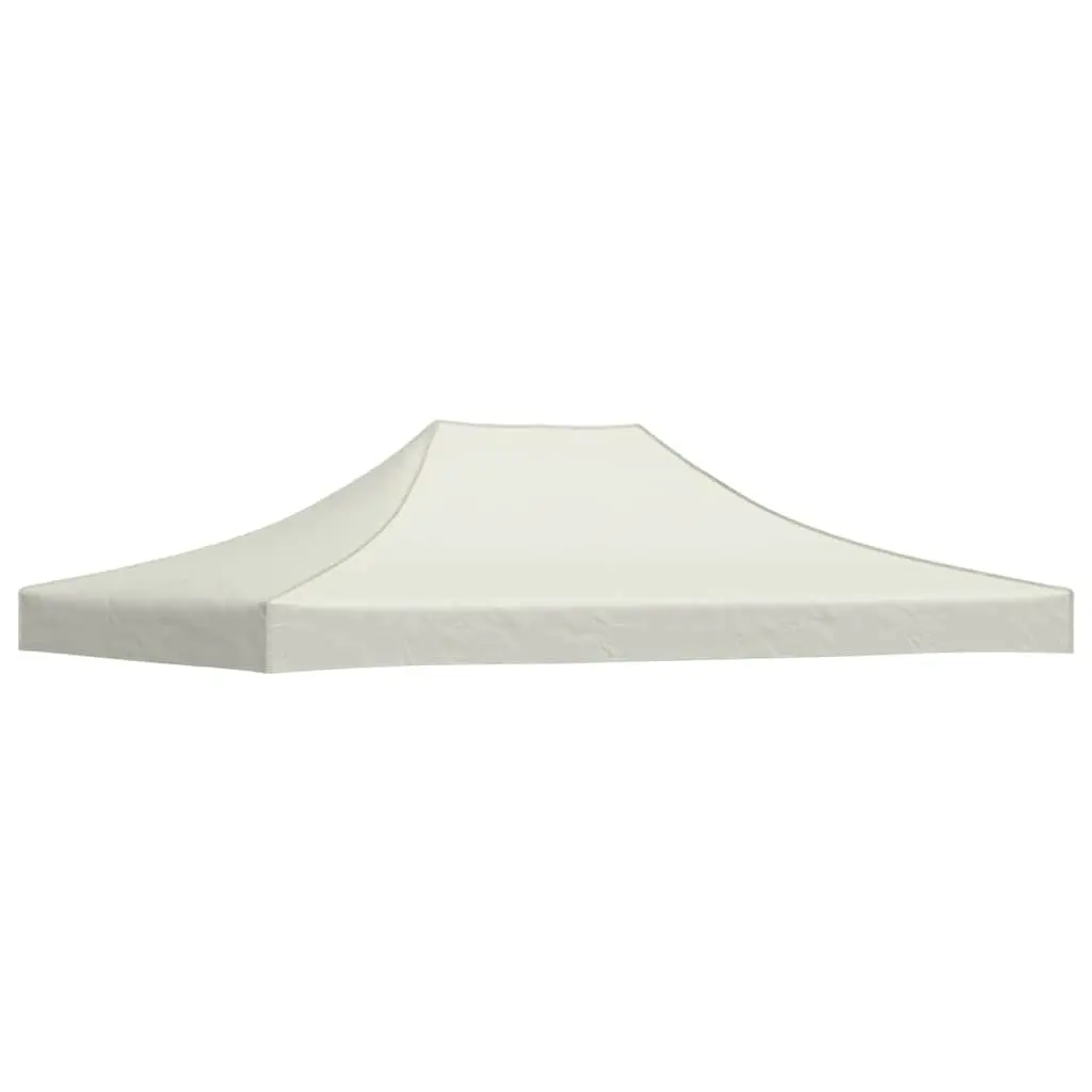 Party Tent Roof Outdoor 4.5x3 m Cream Replacement Canopy Top Cover