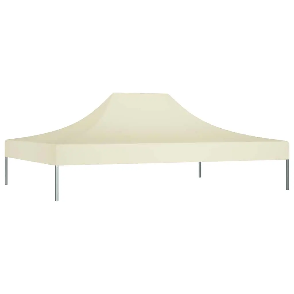 Party Tent Roof Outdoor 4.5x3 m Cream Replacement Canopy Top Cover
