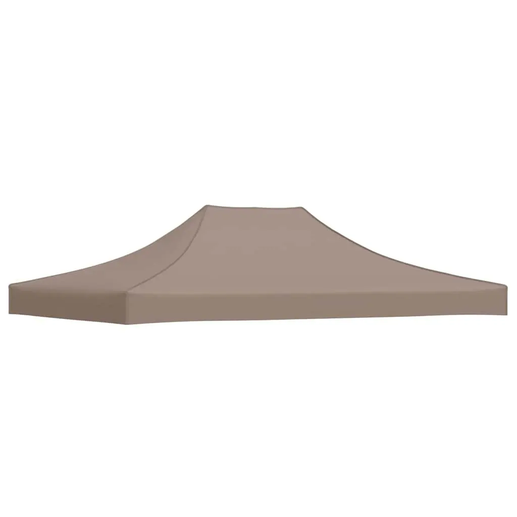 Party Tent Roof Outdoor 4.5x3 m Taupe Replacement Top Cover