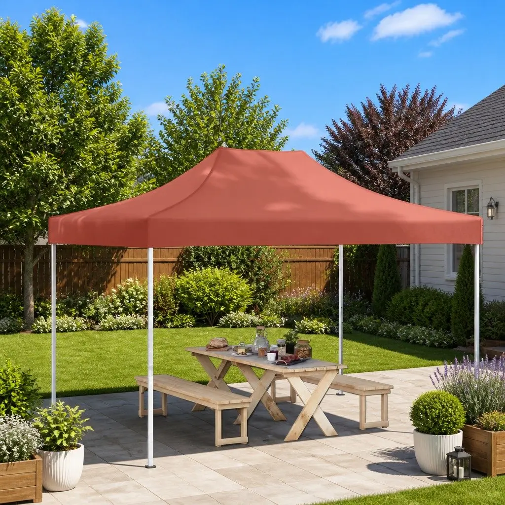 Party Tent Roof Outdoor Garden 4.5x3m Replacement Canopy Top