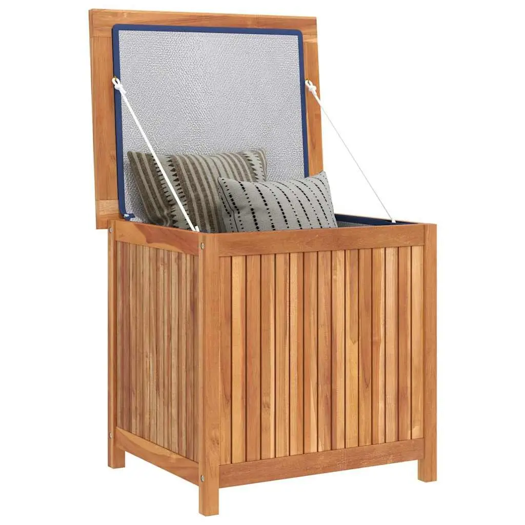 Garden Storage Box 60x50x58 cm Outdoor Wooden Deck Chest Patio Trunk