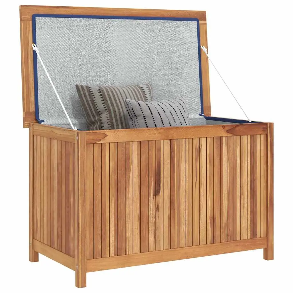 Garden Storage Box Outdoor 90x50x58cm Wooden Deck Chest Furniture Organiser