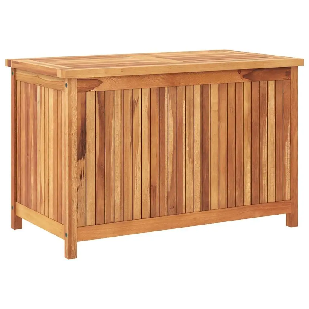 Garden Storage Box Outdoor 90x50x58cm Wooden Deck Chest Furniture Organiser