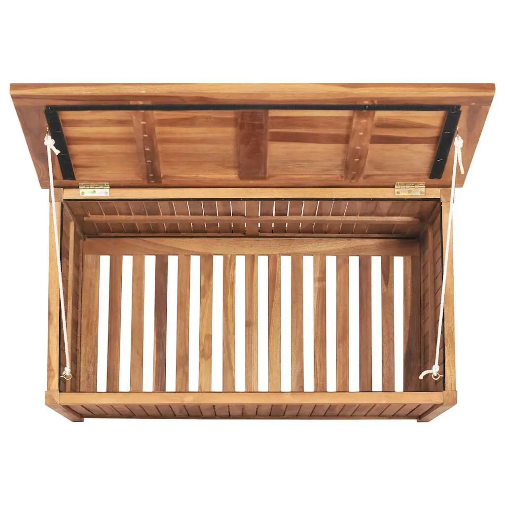 Garden Storage Box Outdoor 90x50x58cm Wooden Deck Chest Furniture Organiser