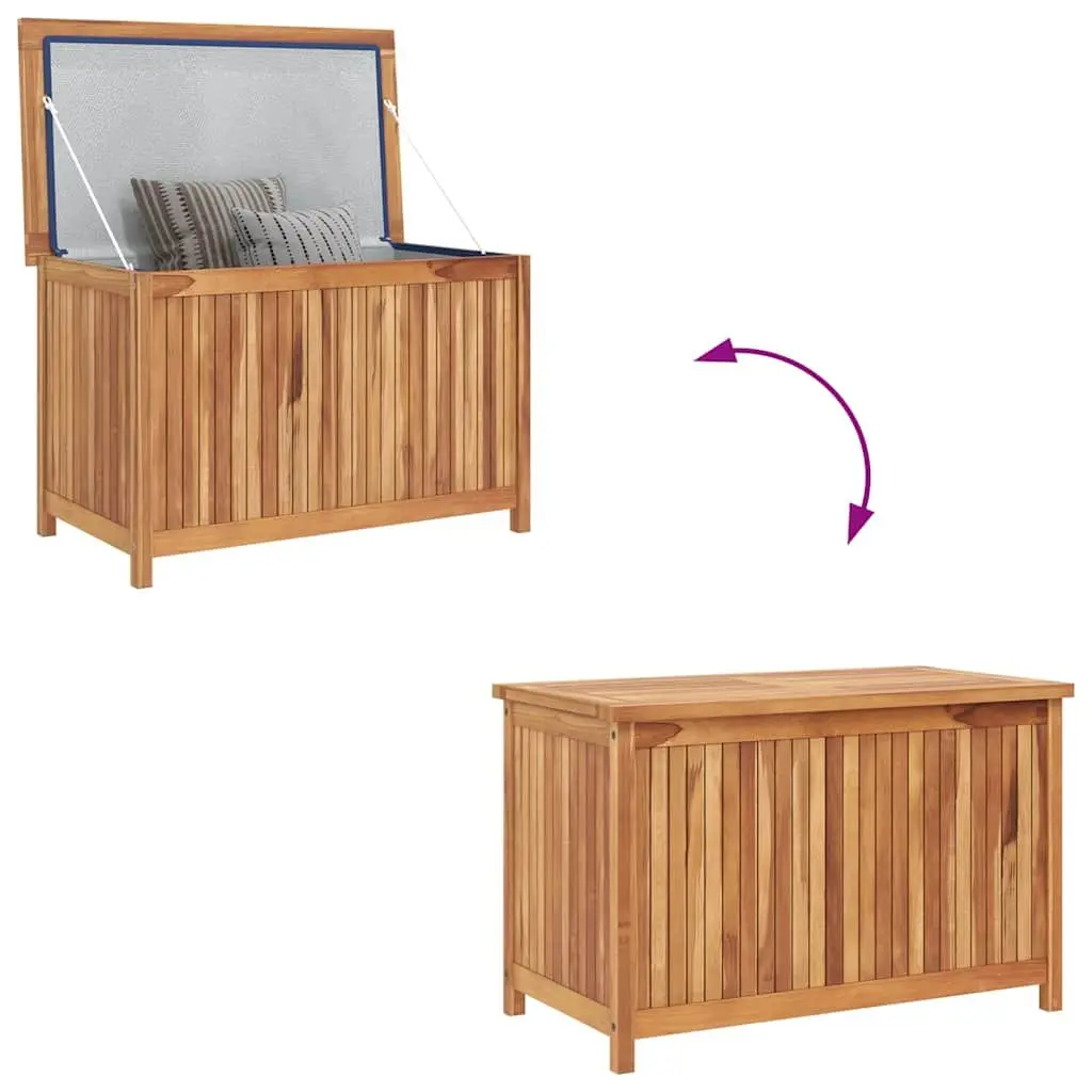 Garden Storage Box Outdoor 90x50x58cm Wooden Deck Chest Furniture Organiser
