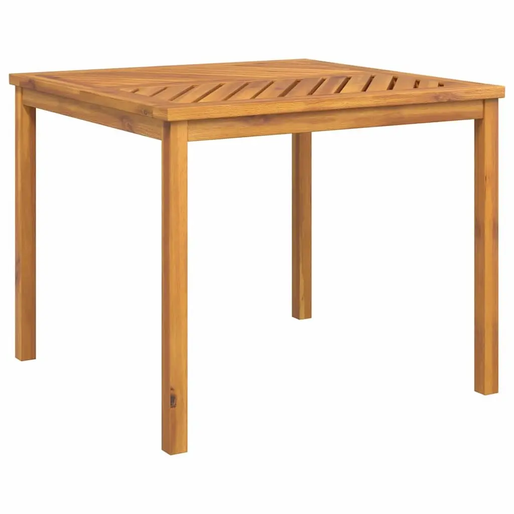 Garden Dining Set 3 Pieces Outdoor Use Solid Acacia Wood Brown