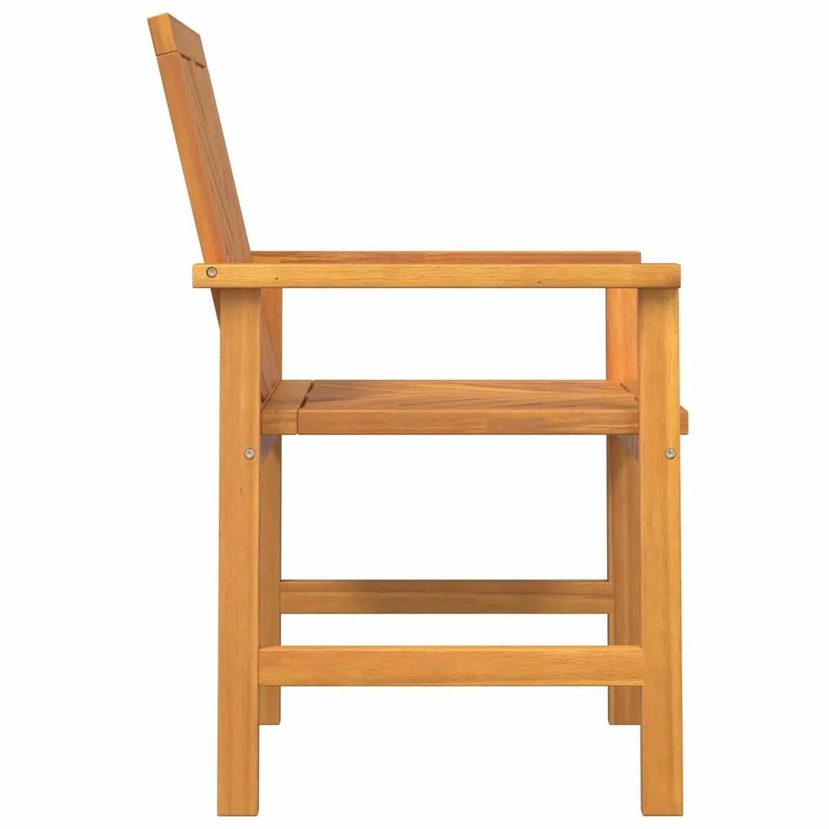 Outdoor Dining Chair Set 8 pcs Solid Acacia Wood Garden Patio Seating Brown