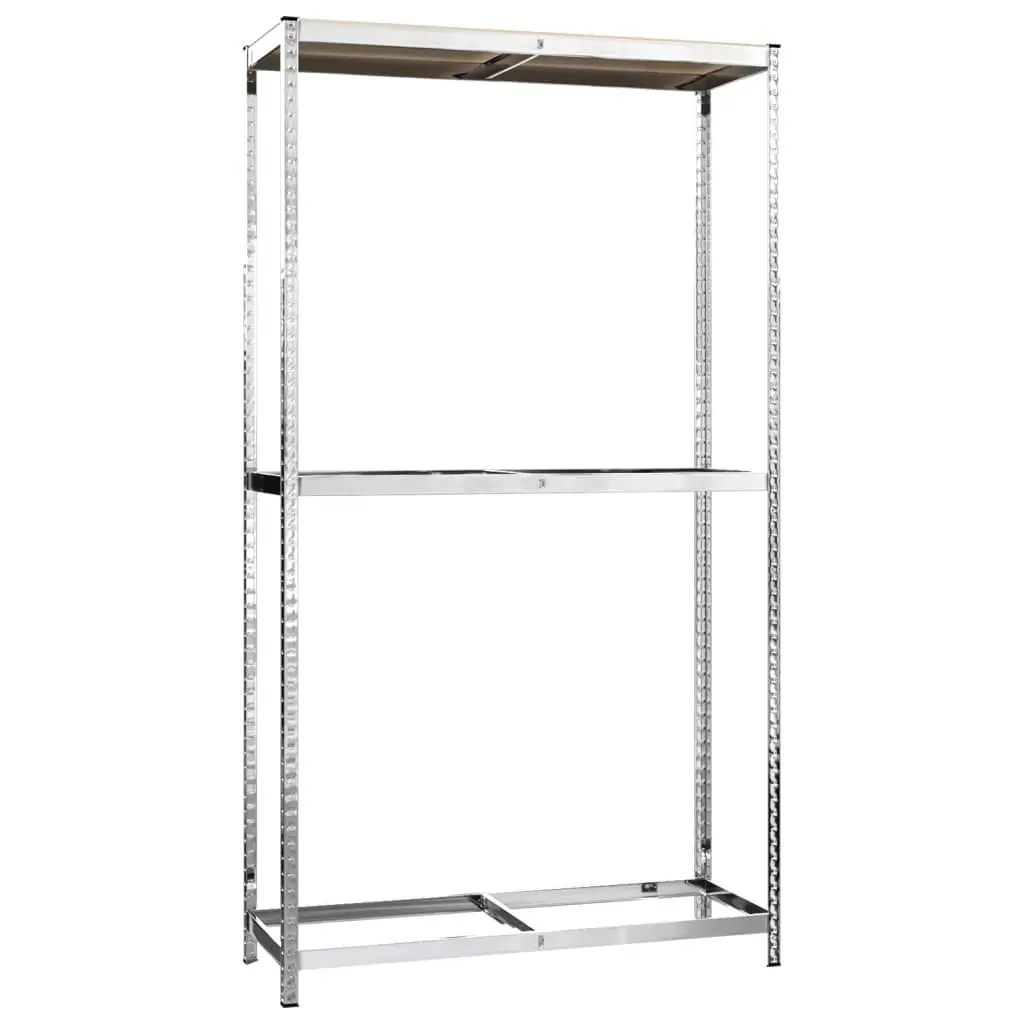 2-Layer Tire Rack 4 pcs Silver 110x40x180 cm Steel Storage Shelving Garage
