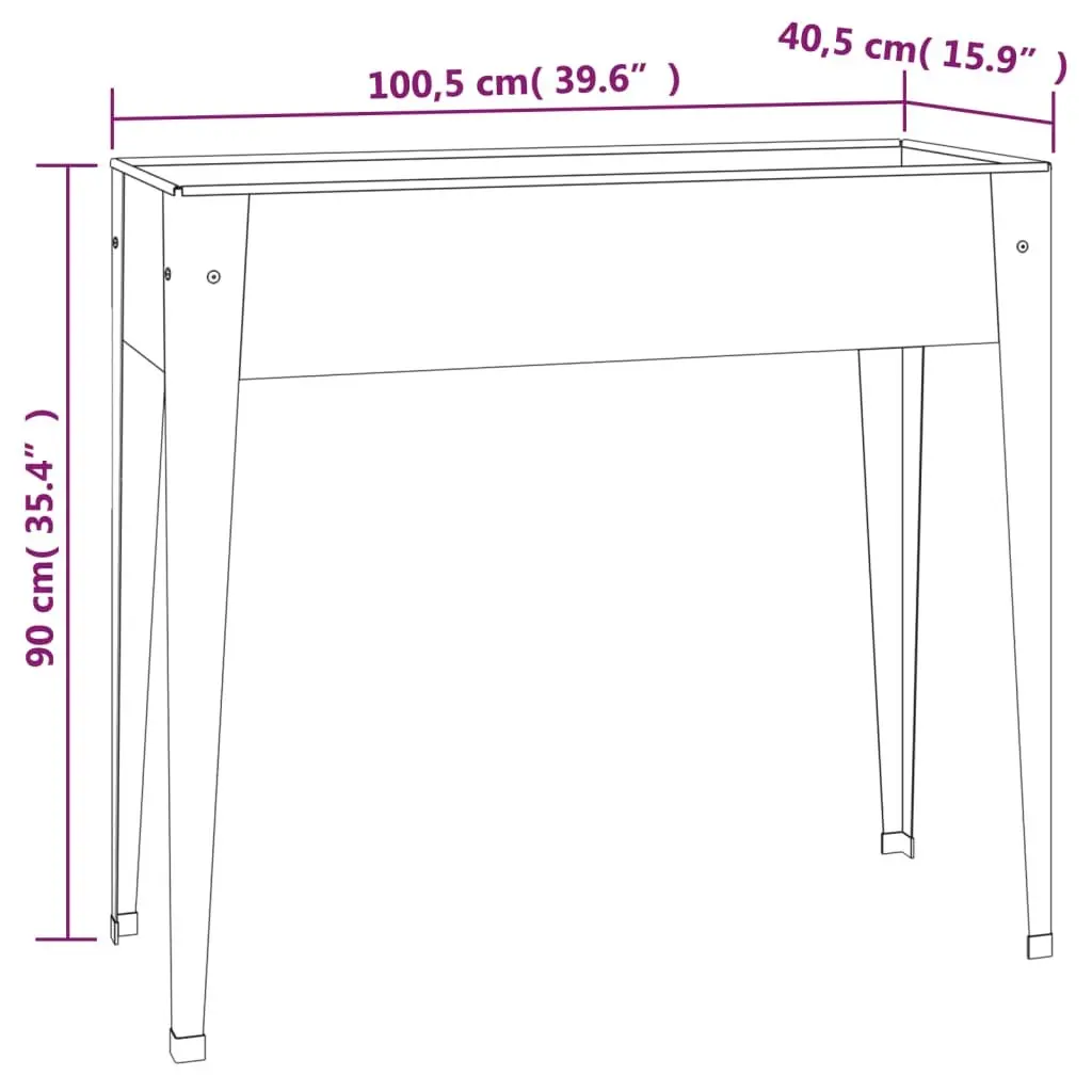 Raised Bed Garden Planters Outdoor Use 2 Piece Silver