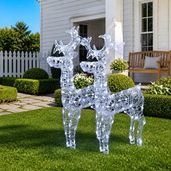 Specifications of Reindeer Christmas Decorations 2pc LED