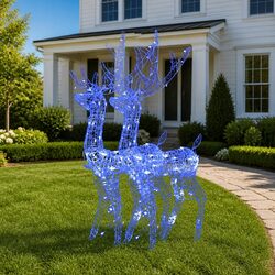 Specifications of Blue LED Lighted Acrylic Reindeer Decorations