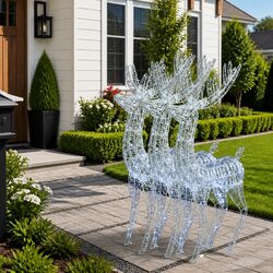 Detailed Specifications for Christmas Reindeer Decoration Set