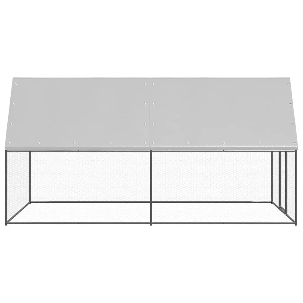 Galvanised Steel Chicken Cage 2x4x2m