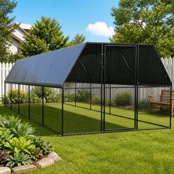 Specifications of Galvanised Steel Outdoor Chicken Cage 3x10x2m