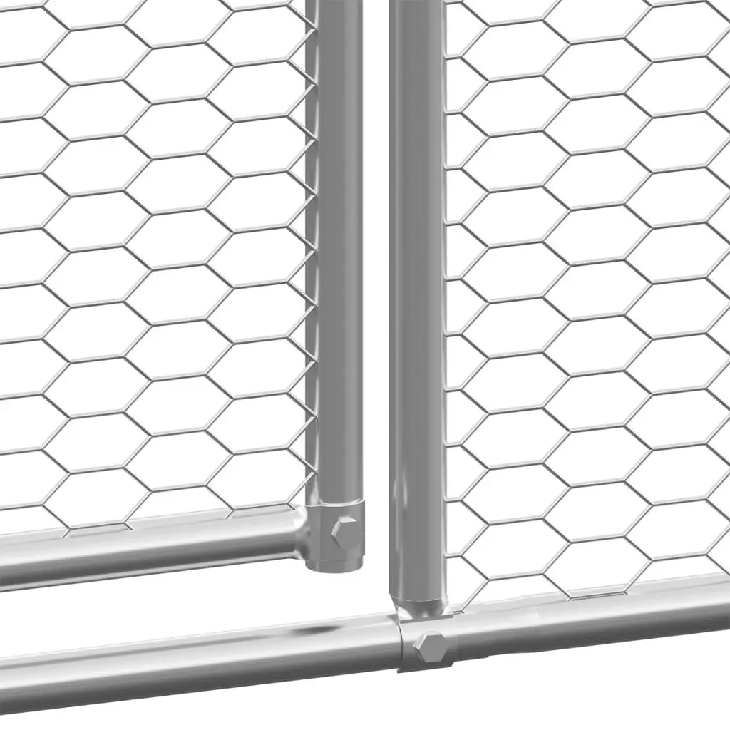 3x12x2 m Galvanised Steel Chicken Cage
