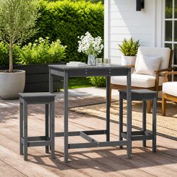 3 Piece Garden Bar Set Dimensions and Features