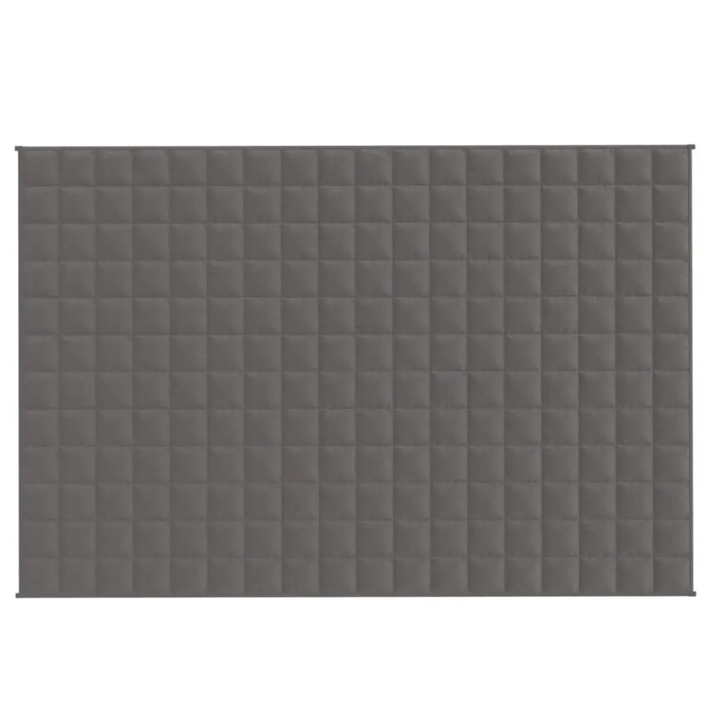 Weighted Blanket Grey 122x183cm 9kg Sleeping Aid Pressure Therapy Bedding